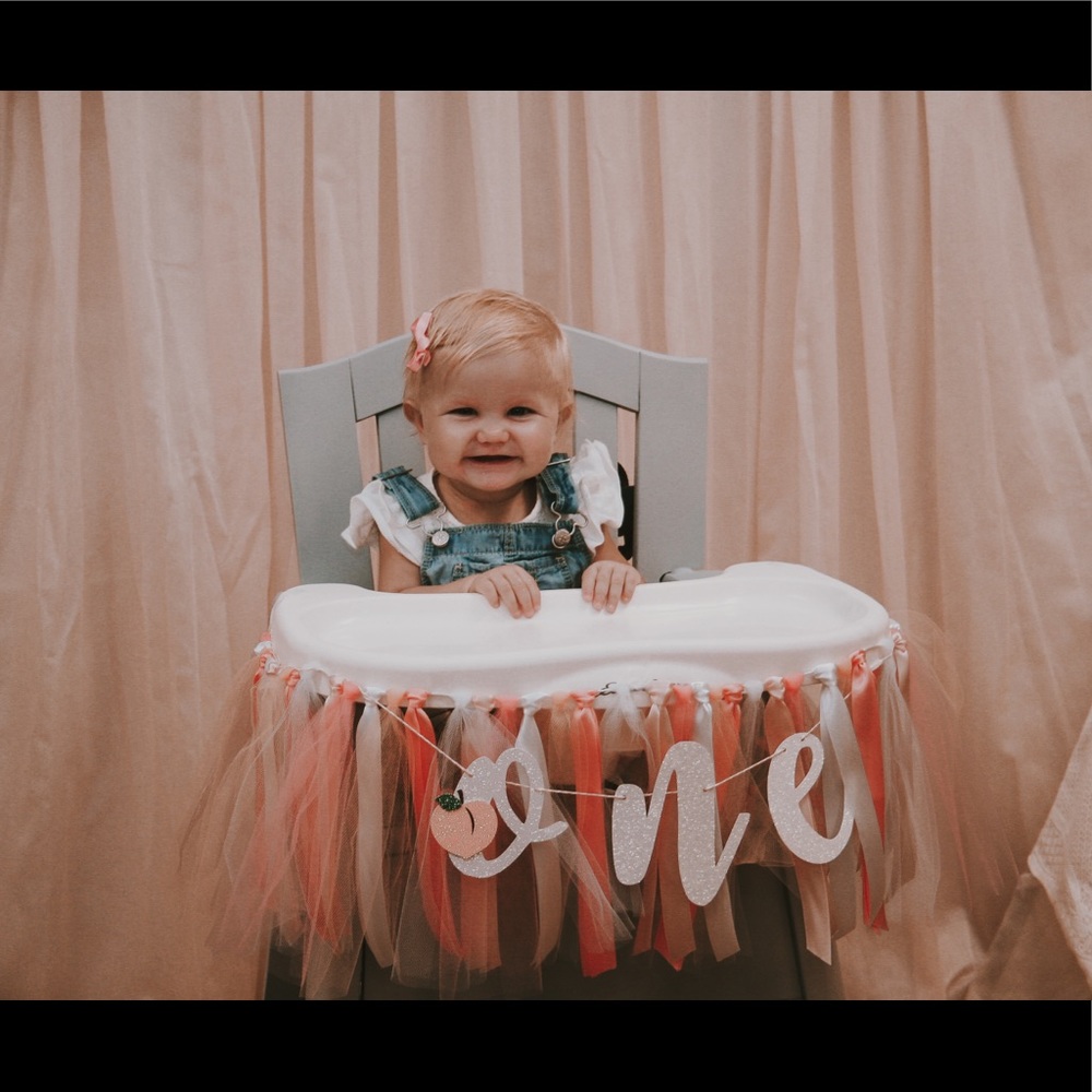 First Birthday Highchair Banner